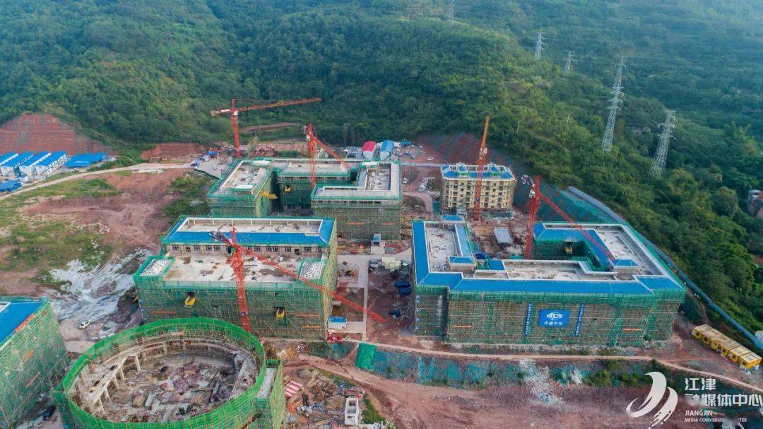2022年建成江津中学滨江校区来啦可容纳学生约3900人