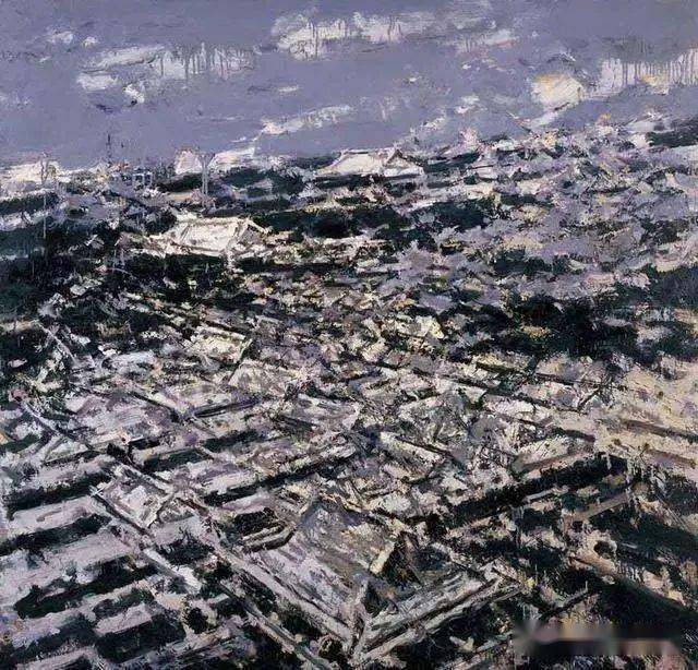 2019 许江 风岚 布面油画 60cm×300cm 2019 第十三任院长 高世名