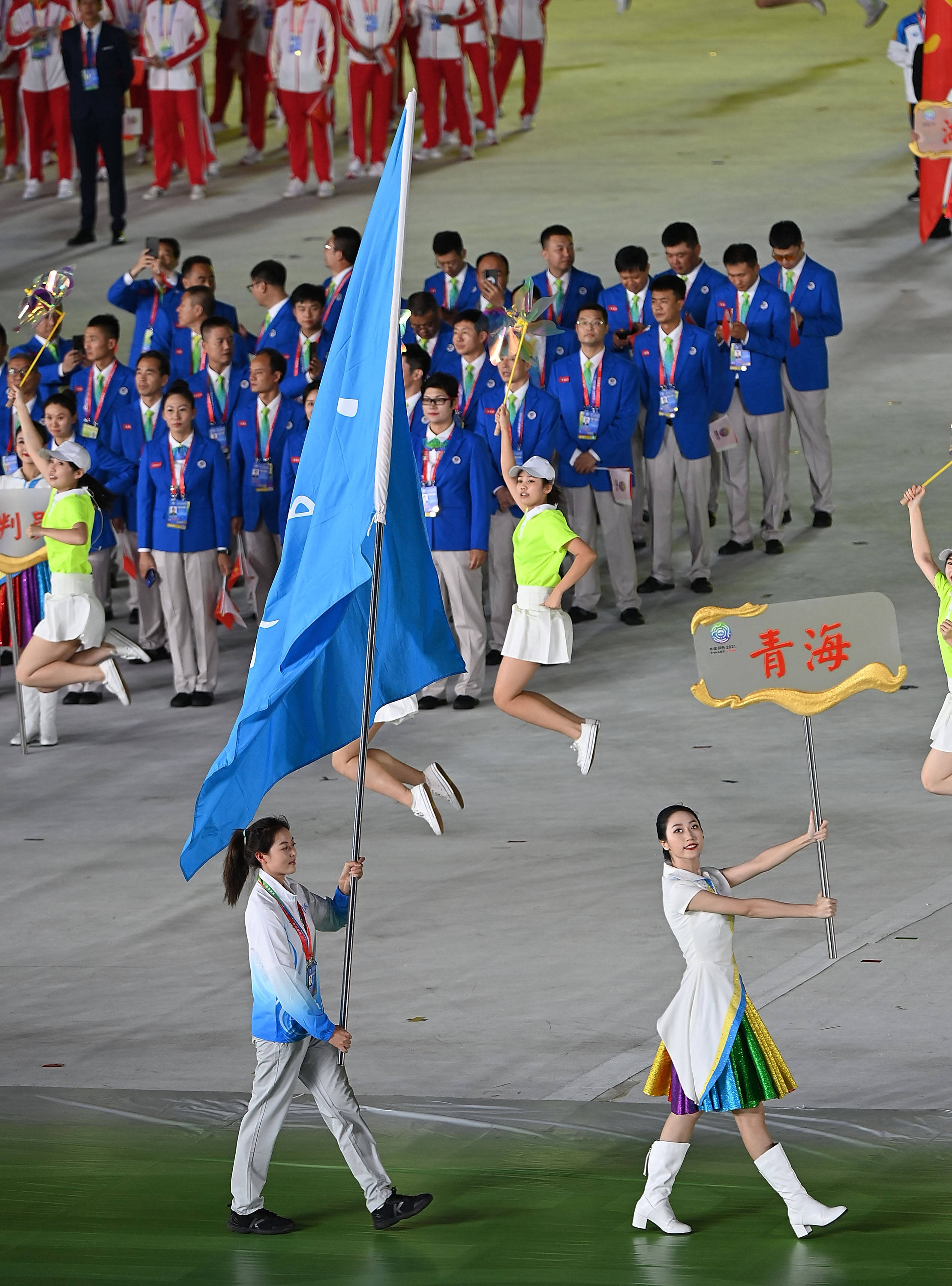 第十四届全运会开幕式在西安举行新华社