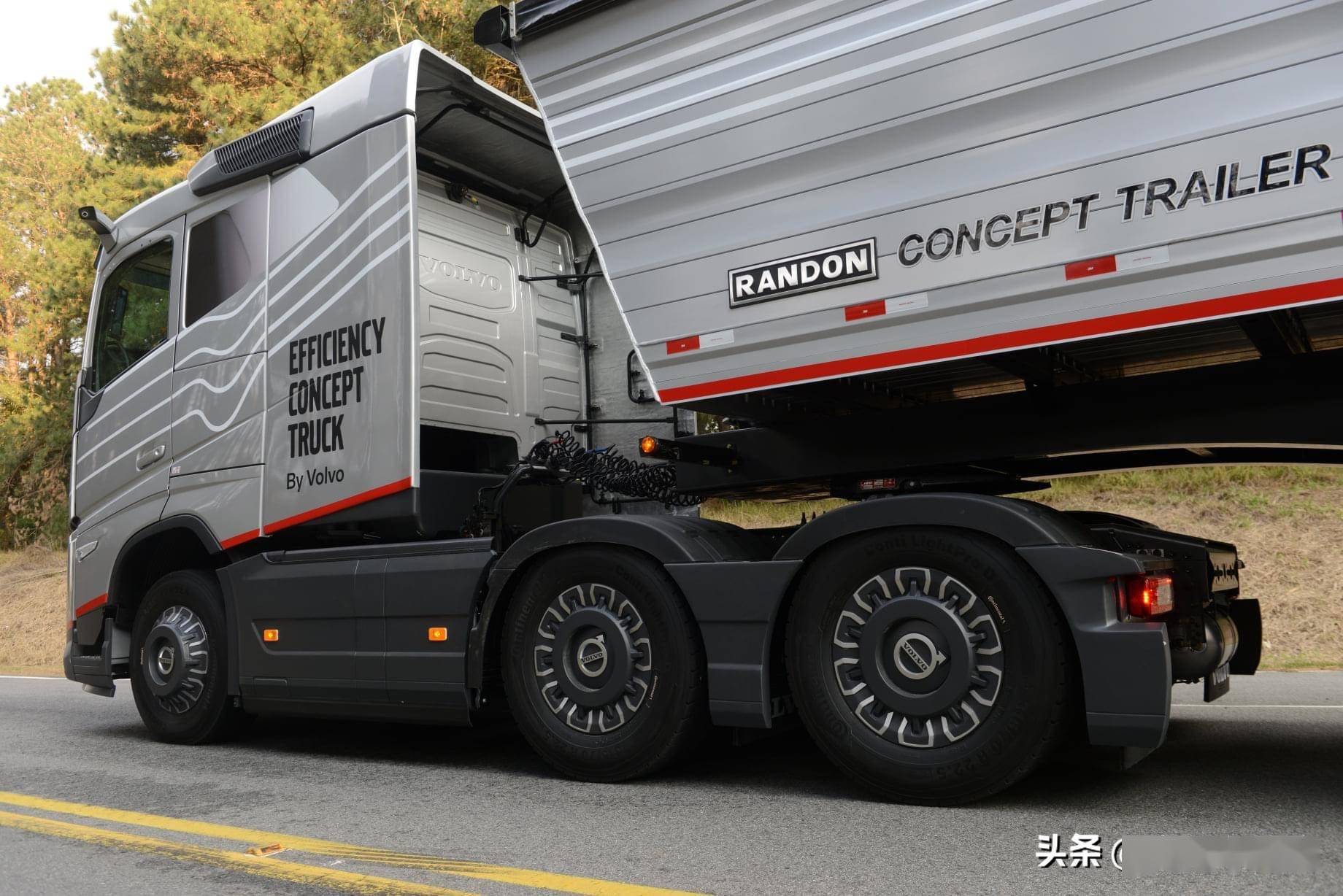 外观科幻基于fh卡车打造巴西沃尔沃卡车发布高效概念卡车
