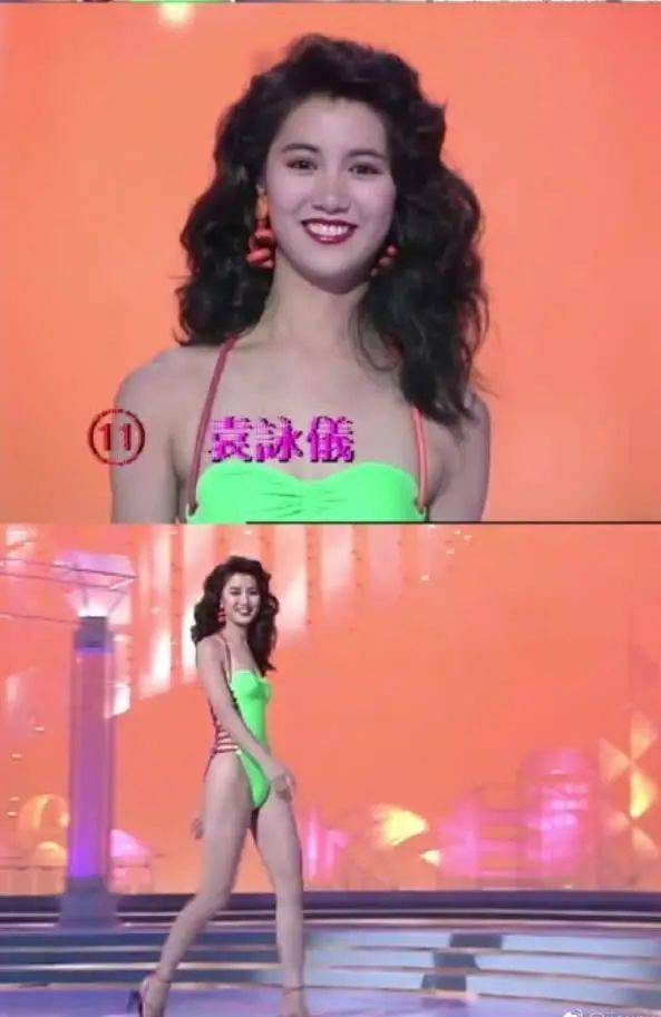 袁咏仪,香港最上镜小姐,长发妩媚,短发帅气,担得起靓靓这一称号.