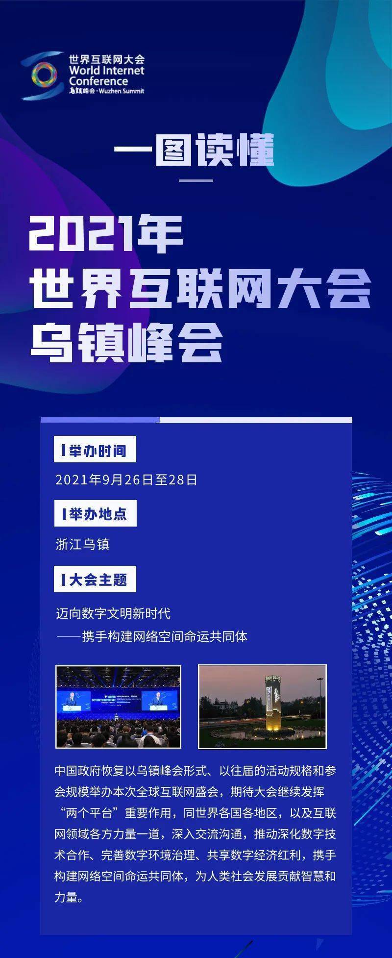 一图读懂"2021年世界互联网大会乌镇峰会"