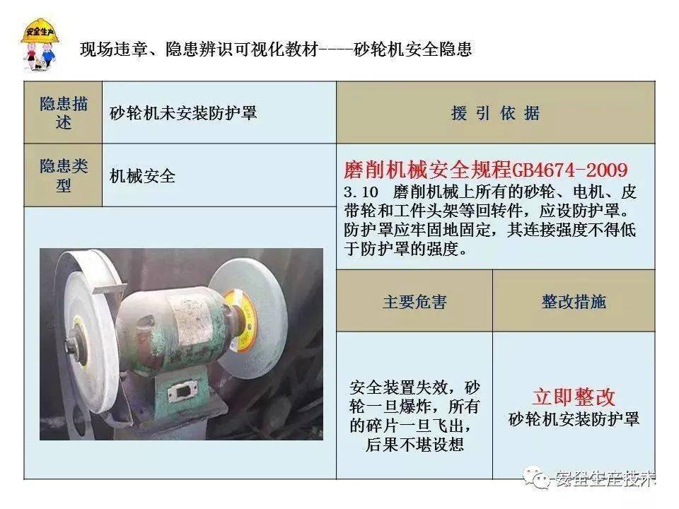 通报:角磨机又杀人,不装防护罩的砂轮机就是杀人机!立即加入隐患清单