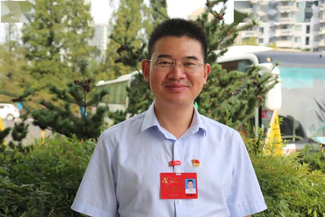 "市党代表,舒城县杭埠镇党委书记夏梅政说.