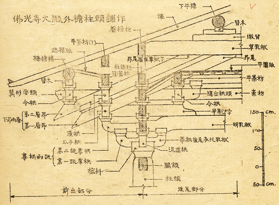 佛光寺大殿外檐柱头铺作