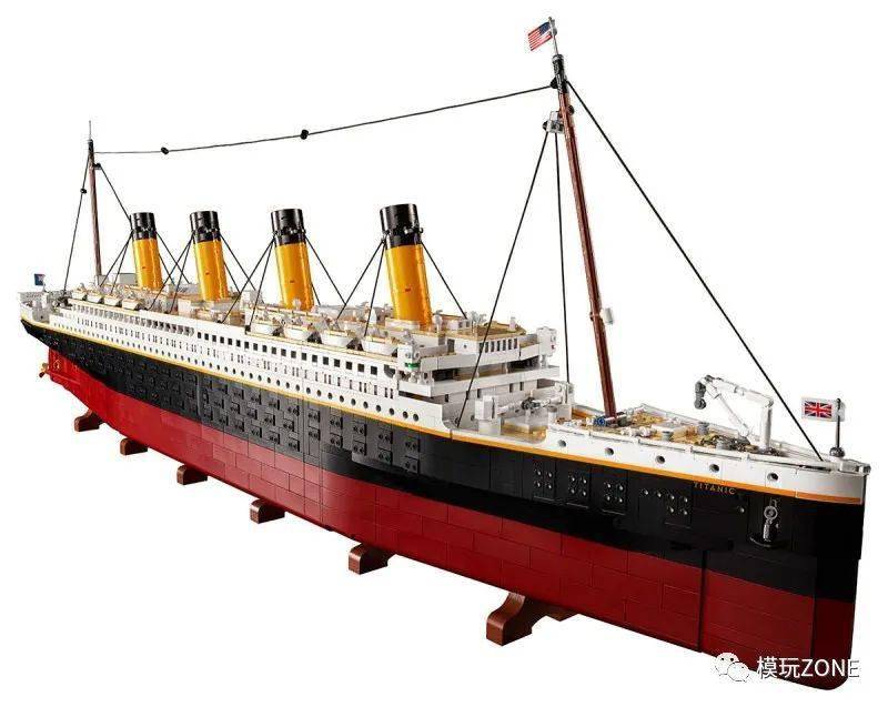 积木零件数量惊人lego新品titanic泰坦尼克号官图