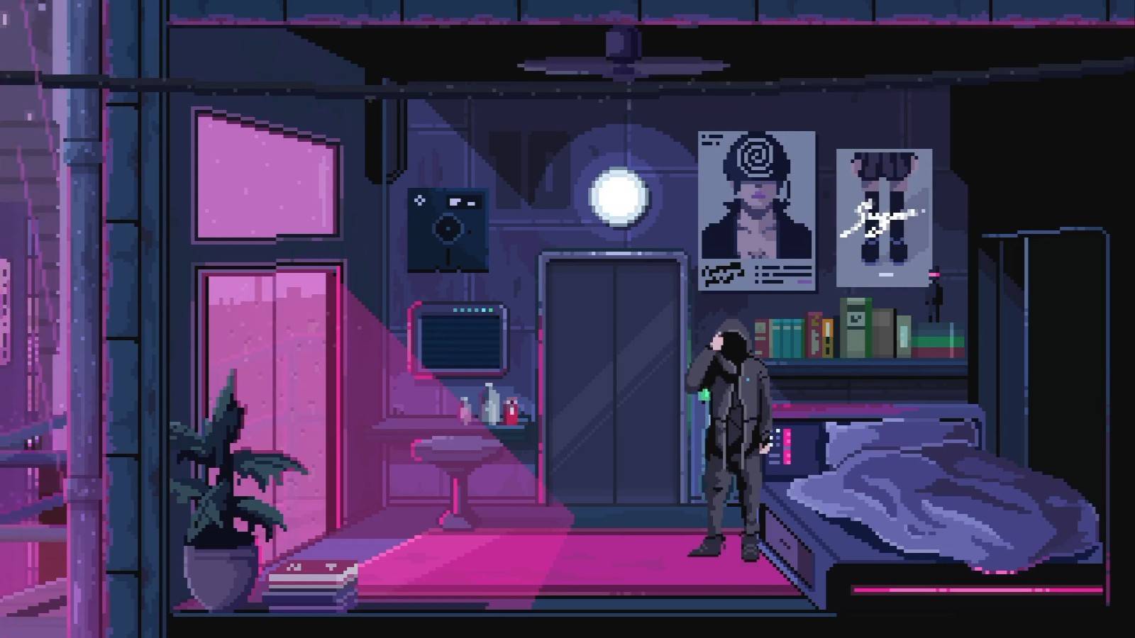 像素赛博朋克风《virtuaverse》10月28日登陆主机