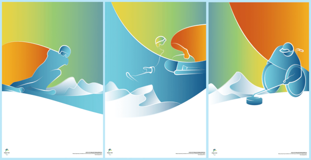 历届各国冬奥会海报设计秀中国风的北京冬奥官方海报能排第几