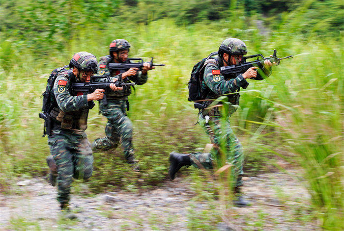 密林深处鏖战酣——武警广西总队来宾支队特战小队实战化训练影像