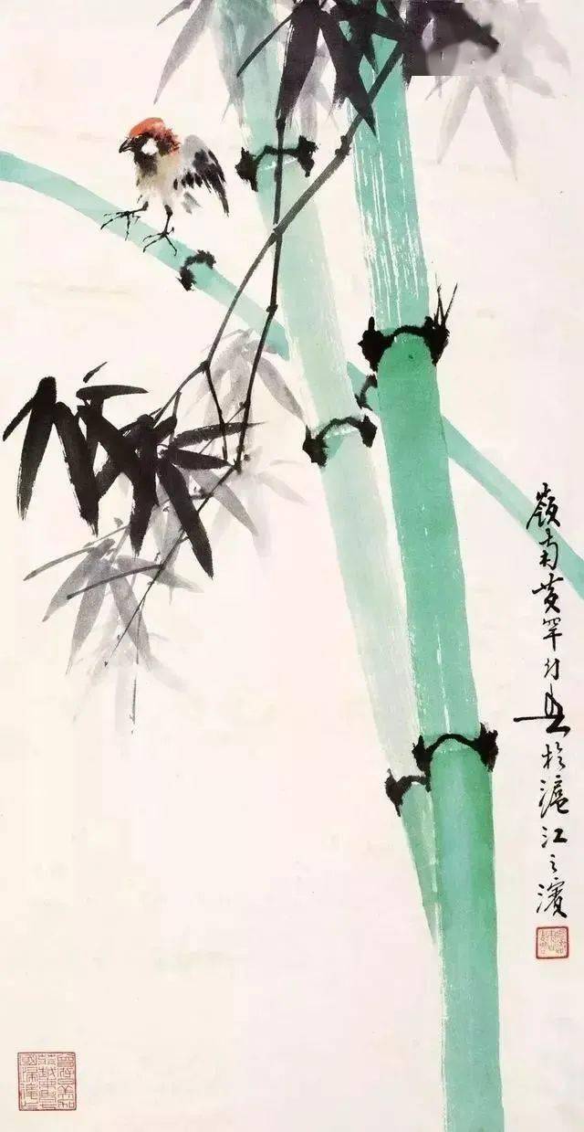 黄幻吾,田世光,乔木大师级画竹作品欣赏