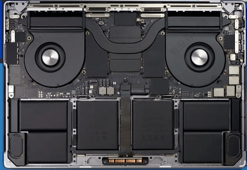 网友展示新款macbookpro1416内部结构