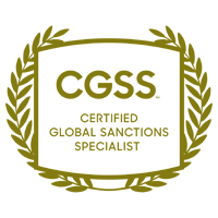 制裁领域全球专业认证国际制裁合规师cgss