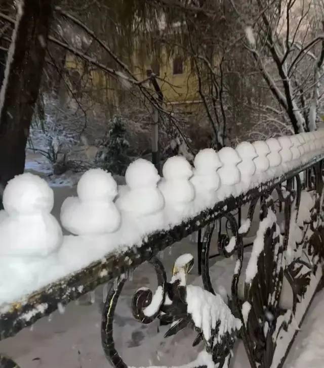 哈师大银装素裹的哈师大快来看看可爱的雪人们