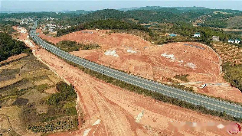 邵阳县白新高速1标段项目建设已完成75比计划提前半年