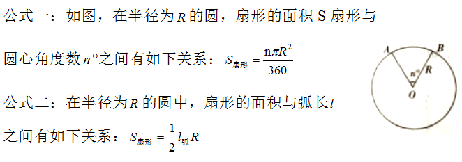 1弧长及扇形面积的公式推导知识点1