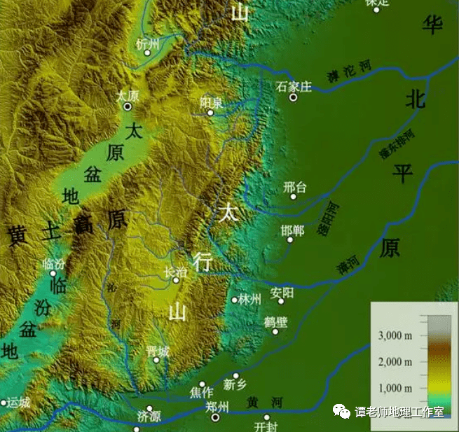 地理视野什么是太行山为什么被称为天下之脊历史地位远远超过了秦岭