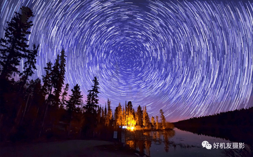 流星式旋转星空效果及局部细节缩星效果(解决星轨过密的问题)梵高星空