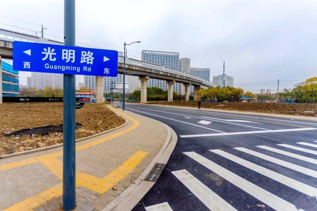 出行更便捷花桥光明路梅浦河商湖路正式通车啦双向六车道贯通绿地大道