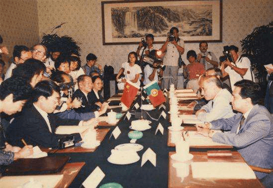 百年瞬间丨澳门回归祖国_澳门回归22周年_谈判_中葡