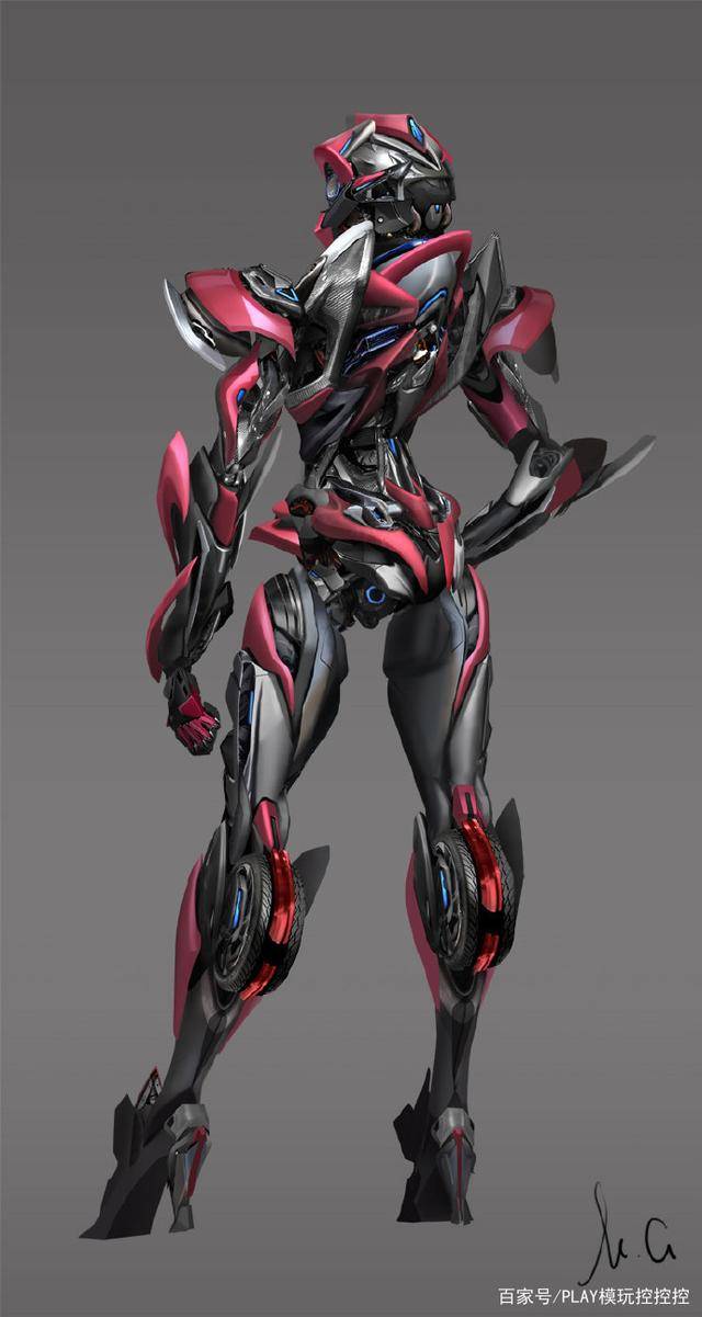 变形金刚transformersonline阿尔茜新人形载具设计