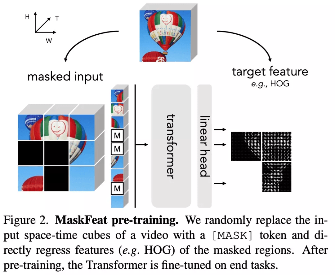 视觉|比MAE更强，FAIR新方法MaskFeat用HOG刷新多个SOTA