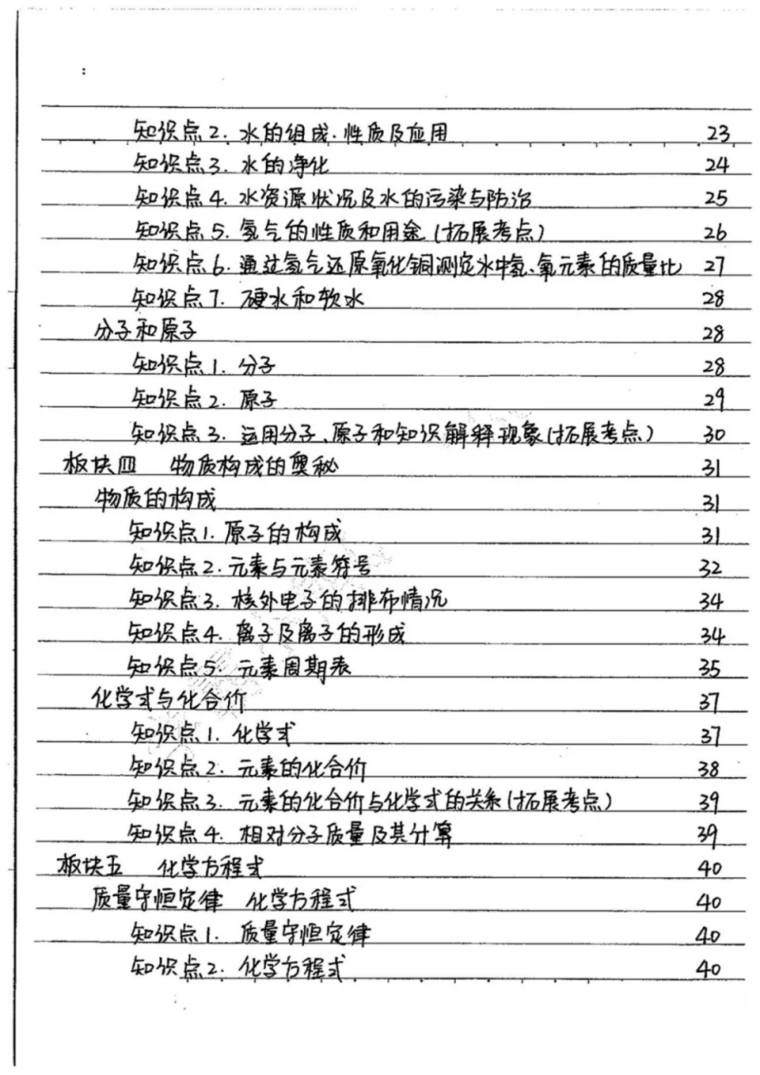 131页初中化学学霸笔记整理手写版涵盖重点知识学习技巧