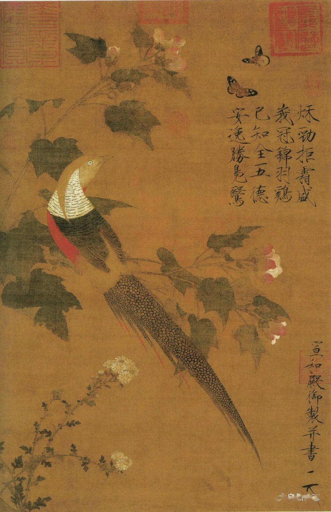 穿花蛱蝶深深见:中国古代绘画中的蝴蝶_凤蝶_滕王李_粉蝶