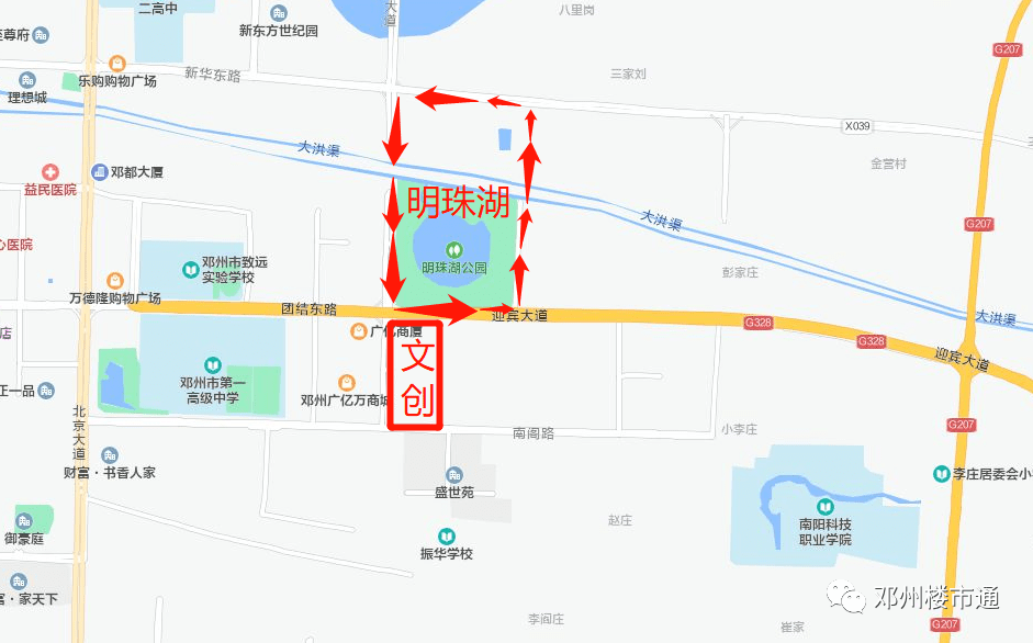 附周边景点规划效果图_邓州市_公园_生态