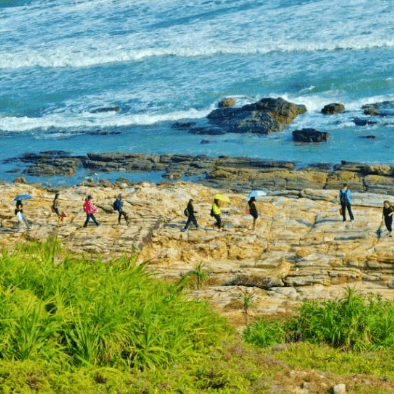 每周出发徒步珠三角十大海岸线惠州黑排角海岸线