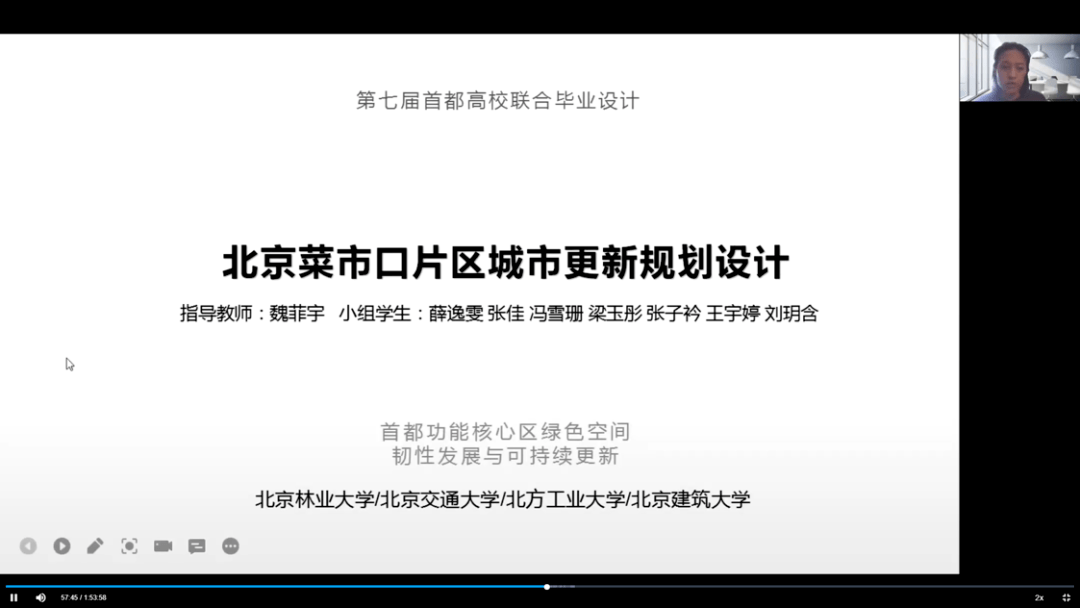 学院新闻丨城市有机更新2022年第七届首都四校联合毕