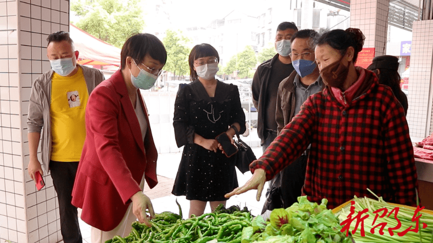 罗莉带队督查生活物资供应情况_邵东_价格_农贸市场