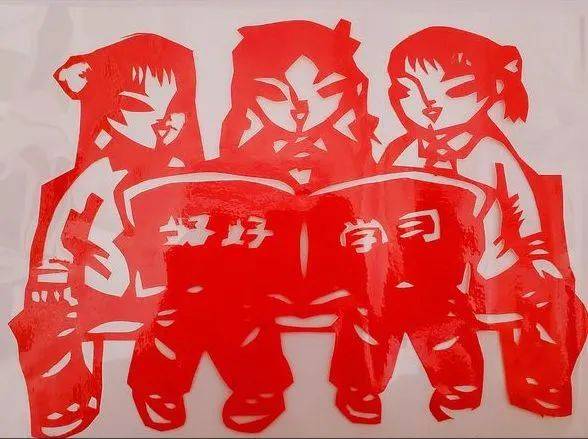 郭杜街道张康小学开展"书香伴我成长·阅读圆我梦想"主题剪纸系列活动