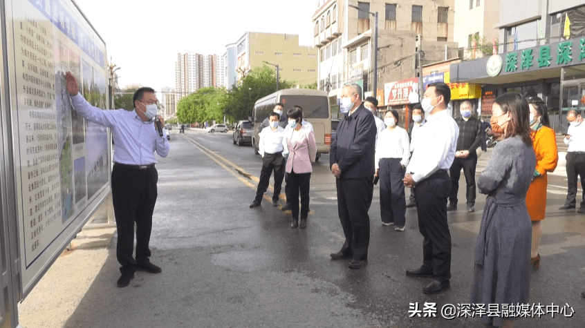 石家庄市副市长郑巍到我县检查指导县城建设工作