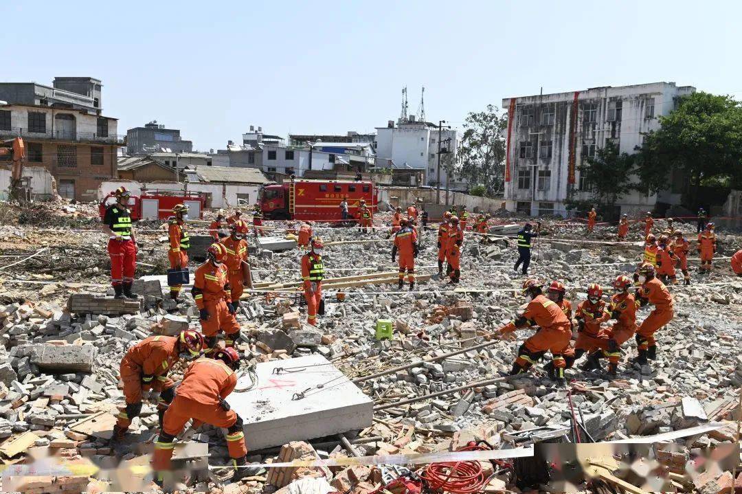 云南省消防救援总队2022年地震救援实战能力测评在红河建水拉开帷幕