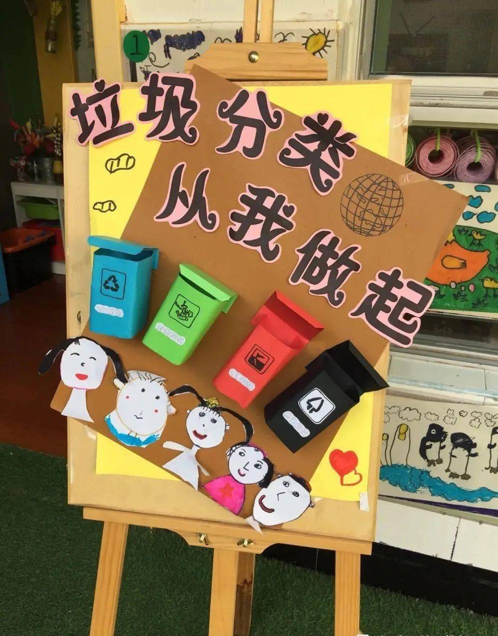 幼儿园垃圾分类主题环创36款