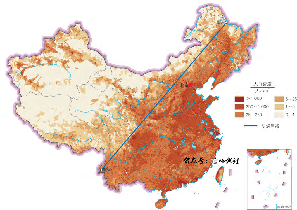 2022高考地理重要的自然地理图人文地理图附高中地理超清版54幅中国