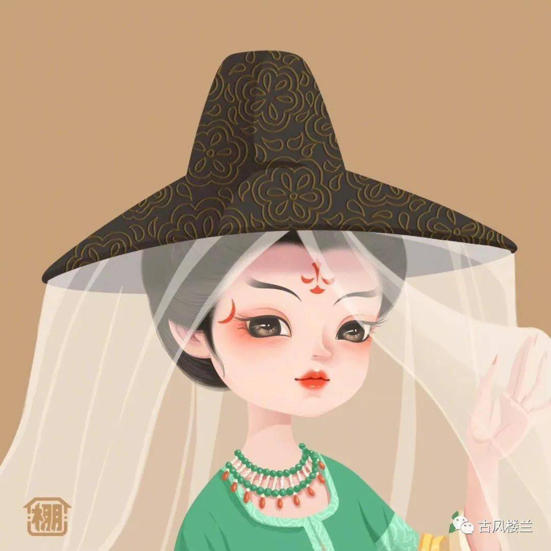 唐风美人头像是微胖女孩的古风缩影嘛