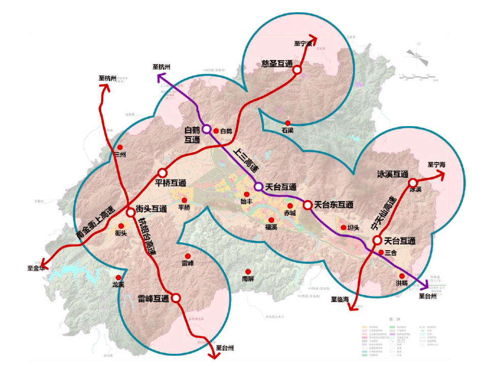 市六横岛,终点在衢州的江山市与江西段相接,自东向西经舟山市普陀区