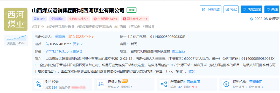 山西省地方煤矿安全监督管理局关于责令山西煤炭运销集团阳城西河煤业