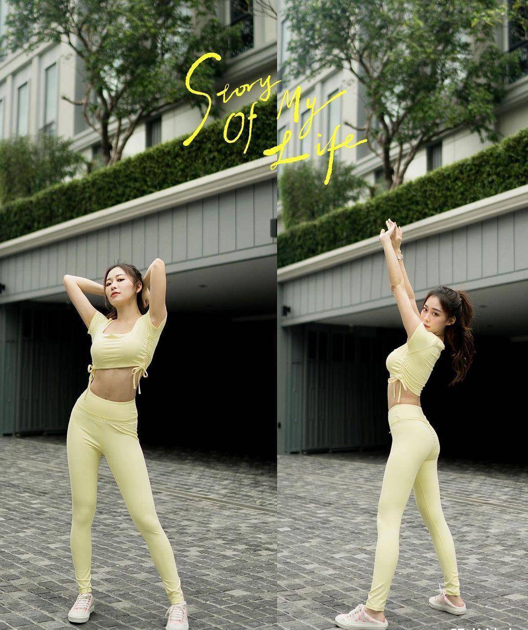 穿瑜伽服的美女不仅有着时尚的米乐M6 M6米乐身材而且可以做很多高难度动作(图4)