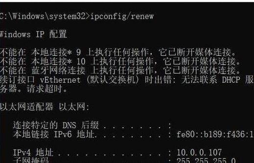 win10系统2004自动断网的处理操作方法_ip_光纤网_命令