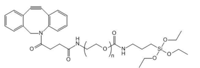 二苯并环辛炔-聚乙二醇-硅烷,silane-peg40000-dbco