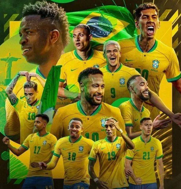 巴西国家队公布了最终的 26 人世界杯大名单，内马尔领衔