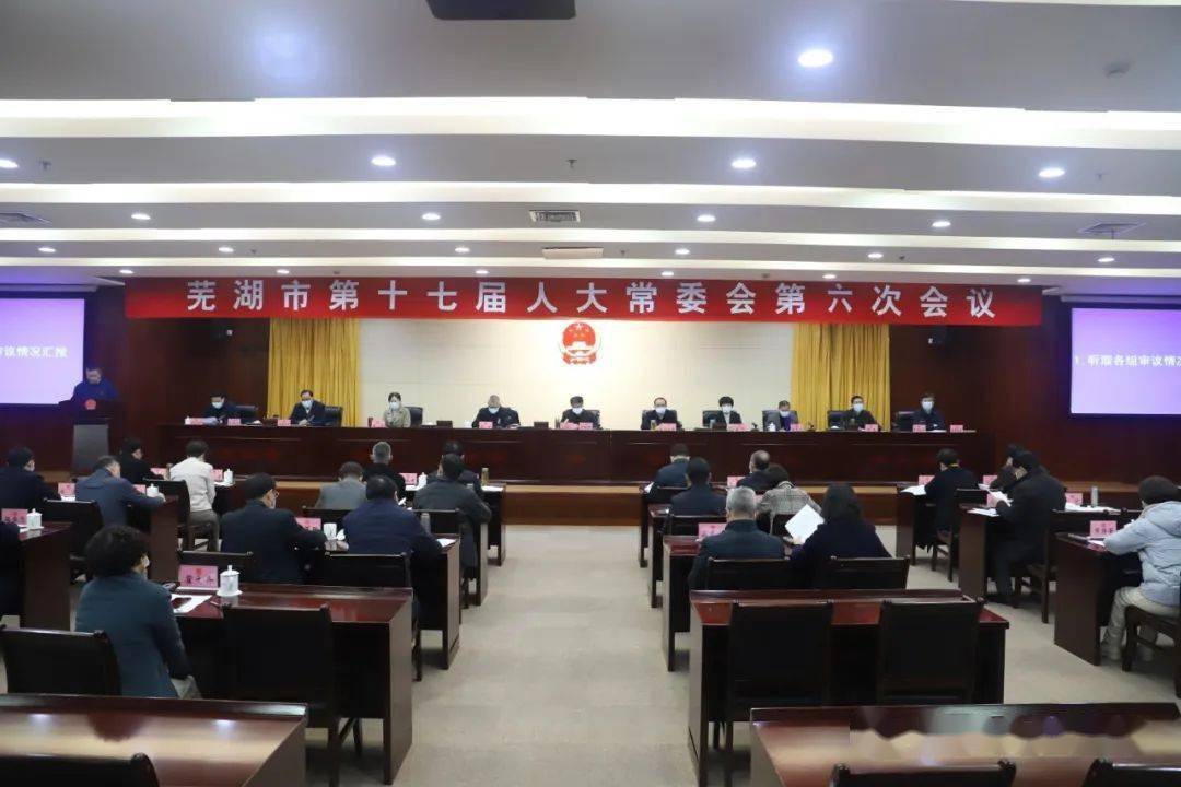 市第十七届人大常委会第六次会议举行第二次全体会议_芜湖市_人民_营