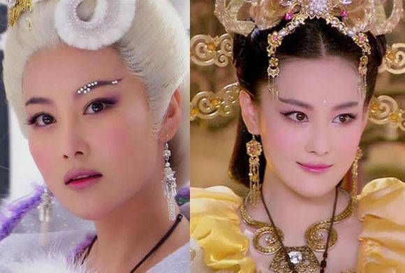 赫兰(殷叶子饰:出自《封神英雄榜》红绫(赵丽颖饰:出自《追鱼传奇》