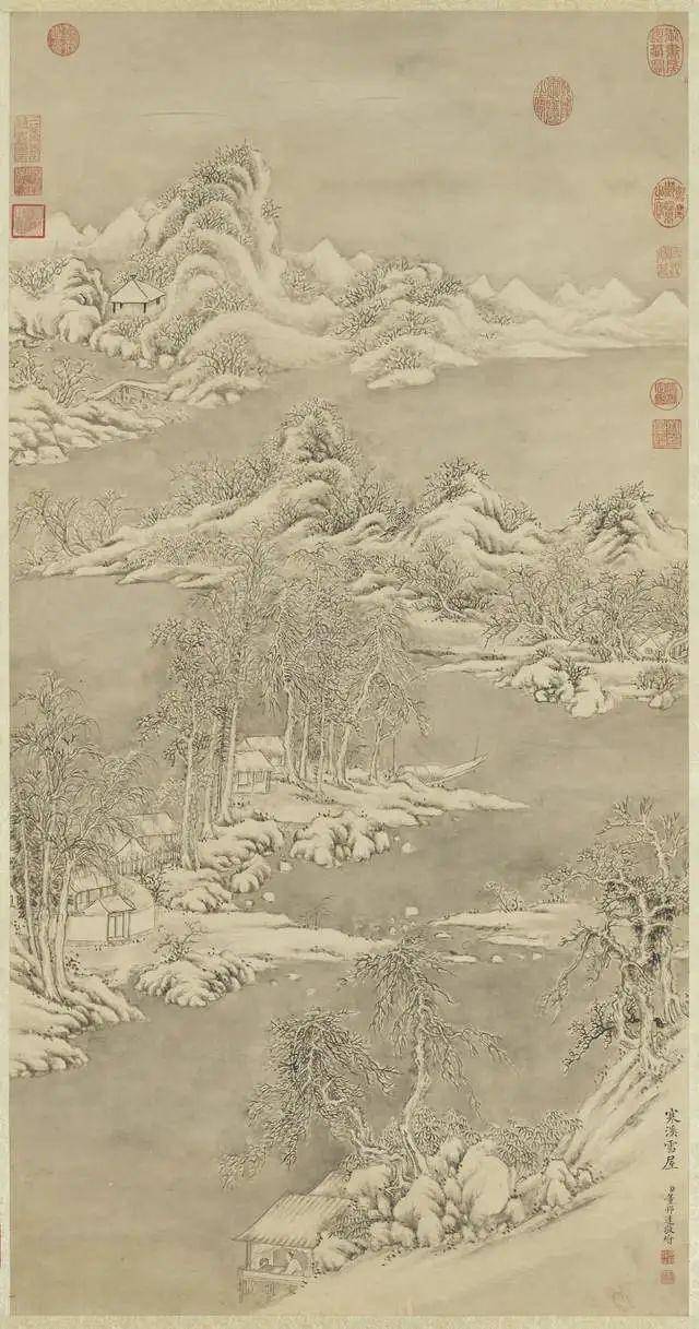 董邦达画雪景:尽得风流在笔端_山水_皇帝_艺术