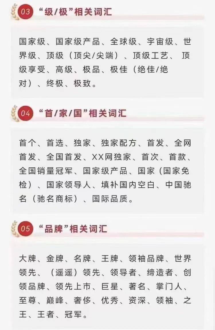 2023年广告敏感词（收藏有益）