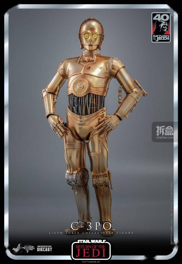 HOTTOYS 星球大战6 绝地归来 C-3PO 1/6合金可动听偶