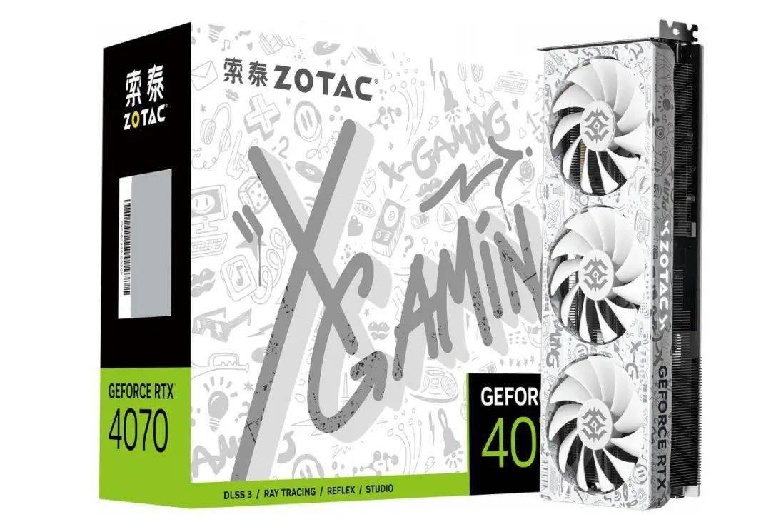 索泰三款 RTX 4070 显卡正式发布：均装备 12GB GDDR6X 显存