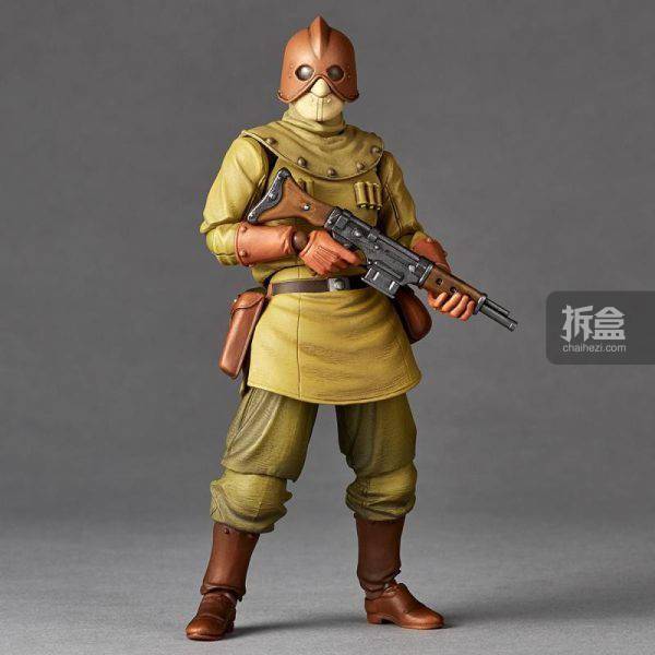 KAIYODO海洋堂 自在置物 风之谷 多鲁美奇亚士兵 可动人偶